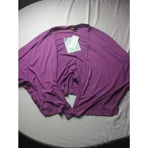 Serena Williams Signature Statement Batwing Cardigan NWT Purple Women Large Gift
